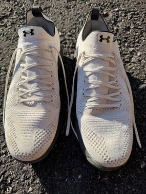 Under Armour Men's White Golf Shoes